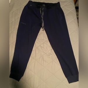Figs Zamora navy blue joggers